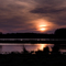Sunset at Lake Crabtree