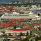 Cruise ship docked in Vancouver