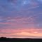 Sunset in the village