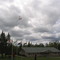 Clouds above Howard Hall