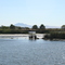 Looking west at channel between islands