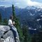Looking SE to the Dutch Miller Gap peaks from high above Malachite Lake
