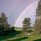 Arcoiris en el patio del Seminario
