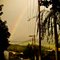 Atardecer con arco iris