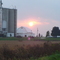 Farm sunset