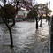 Calle José Javier Díaz inundada