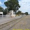 Estación de Chepes, con tren del Belgrano Cargas, con la GM G22 7748 al frente