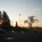 Puesta del sol en la Autopista Buenos Aires - La Plata