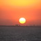 Puesta del Sol, sobre Quilmes, desde el Río de la Plata
