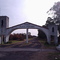 Entrada al Parque Plaza Montero desde ruta nacional número 3, Las Flores - Vista: Noroeste