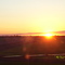 Atardecer desde el aeropuerto