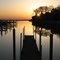 Sunset over Sugar Rock, Catawba Island
