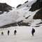 Caminando en el Glaciar Vinciguerra