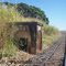 Caixa d'água da estação de Capivara - zona rural de Araxa - demolida