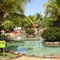 Piscina da Ilha no Lagoa Termas Parque - Caldas Novas/GO