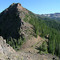 Ruby Peak and water diversion ditch