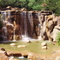 Cachoeira no parque Hopi Hari