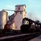 Train passing Duvall elevator