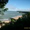 vista de cima da praia do espelho