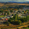 Panoramic of the City of Prineville with Fall Colors.