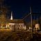 Providence Lutheran Church graveyard at night