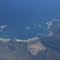 Los Vilos y bahía Ñahue, desde el aire.