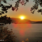 Ocaso en Lago Rupanco, Chile