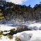 La nieve sobre el lago