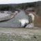 Union City dam south, spillway from on top