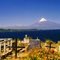 Lago LLanquihue, detrás el Volcán Osorno, tomados desde el Cementerio Alemán de Puerto Octay, Chile