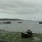 Descanso y gris. Botes en Quellón. Chiloé. Chile
