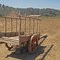 Ox cart wagon near Cobquecura, Chile