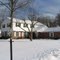 house in snow