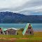 Houses on Lago General Carretera Austal- Patagonia - Chile
