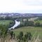 Vista de río Rahue como serpentea.