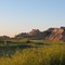 Morning Badlands sun