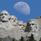 Blue Moon on Mount Rushmore