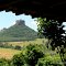 Morro do Cuscuzeiro visto do restaurante da Cachoeira do Escorrega em Analândia, SP