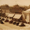 Early photo of the Douglas County Bank (right), Waterville, WA.
