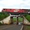 Locomotiva da ALL - Viaduto Sob Linha Ferrea (Sentido Santa Ernestina)