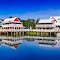 Colorful Reflections - South Beach Marina Panorama - The Salty Dog Cafe (Hilton Head Island, SC) Summer 2012