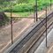 Linha de trem (CPRM) - proximidades de Perus, São Paulo, SP, Brasil.