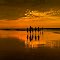Walking on a Golden Mirror - Sunrise on the Beach (Hilton Head Island, SC) Summer 2011