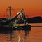 Sunset  at Hudson's Restaurant on Hilton Head Island, South Carolina
