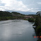 Vista da Barragem sobre a Ponte em Piraju