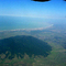 Morro de São João as seen from the air