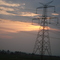 pôr-do-sol  torres alta tensão