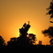 Pôr-do-sol - Cidade Universitária/USP (Campus Butantã), São Paulo, SP, Brasil.