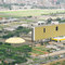 Foto aérea - Parque do Anhembi (centro de convenções, hotel e pavilhão de exposições), com o Campo de Marte ao fundo - novembro/2003