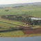 foto aerea - pista asfaltada na represa